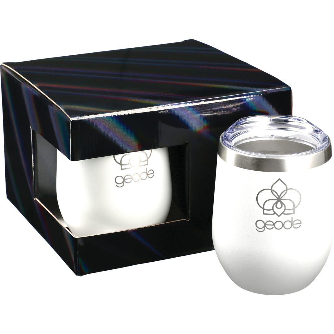 Corzo Cup 12oz 4 in 1 Gift Set - 1626-99 White