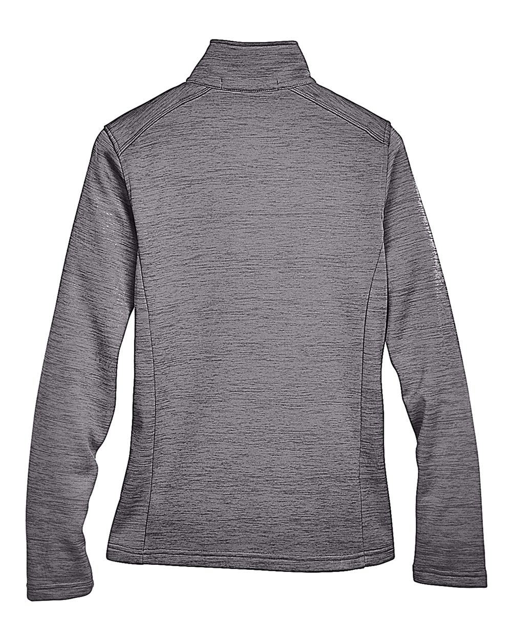 Devon & Jones Women's Newbury Mélange Fleece Quarter-Zip Pullover - DG798W Dark Grey Heather