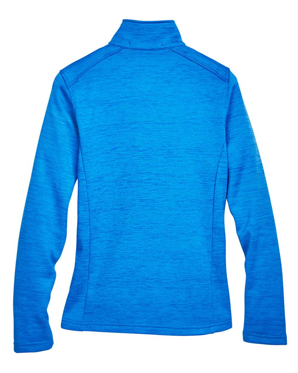 Devon & Jones Women's Newbury Mélange Fleece Quarter-Zip Pullover - DG798W French Blue Heather