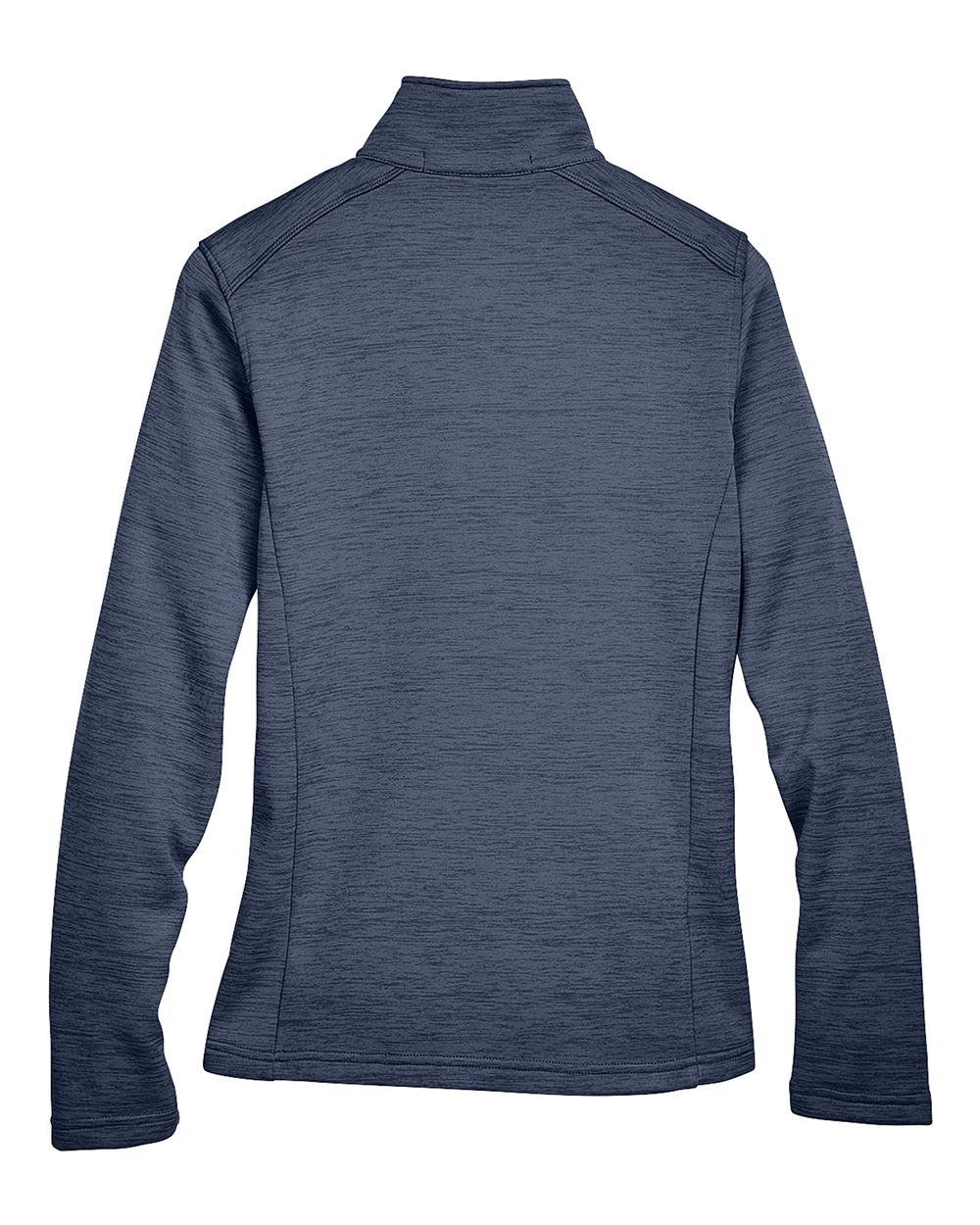 Devon & Jones Women's Newbury Mélange Fleece Quarter-Zip Pullover - DG798W Navy Heather