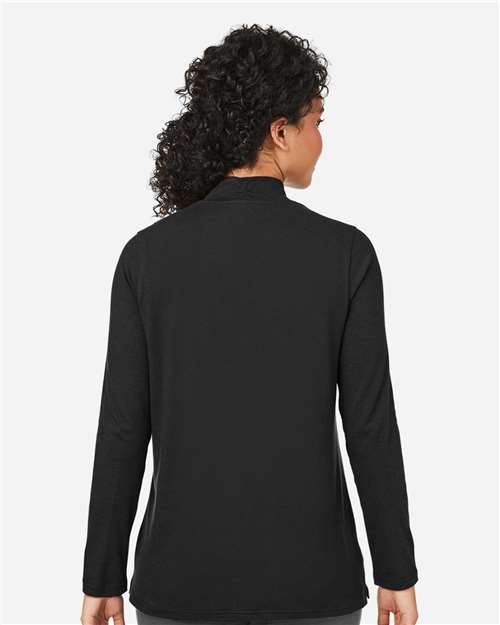 Devon & Jones Women's Raleigh Shawl Collar Knit Top - DP121W Black