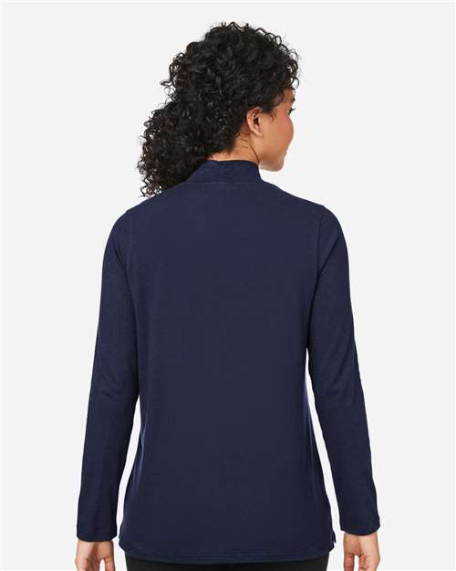 Devon & Jones Women's Raleigh Shawl Collar Knit Top - DP121W Navy