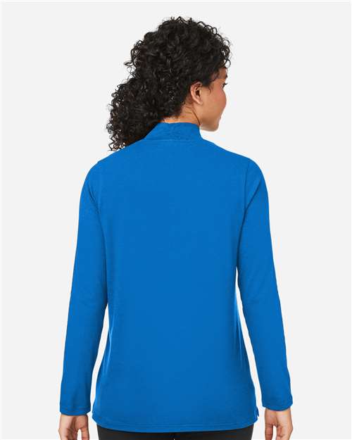 Devon & Jones Women's Raleigh Shawl Collar Knit Top - DP121W French Blue