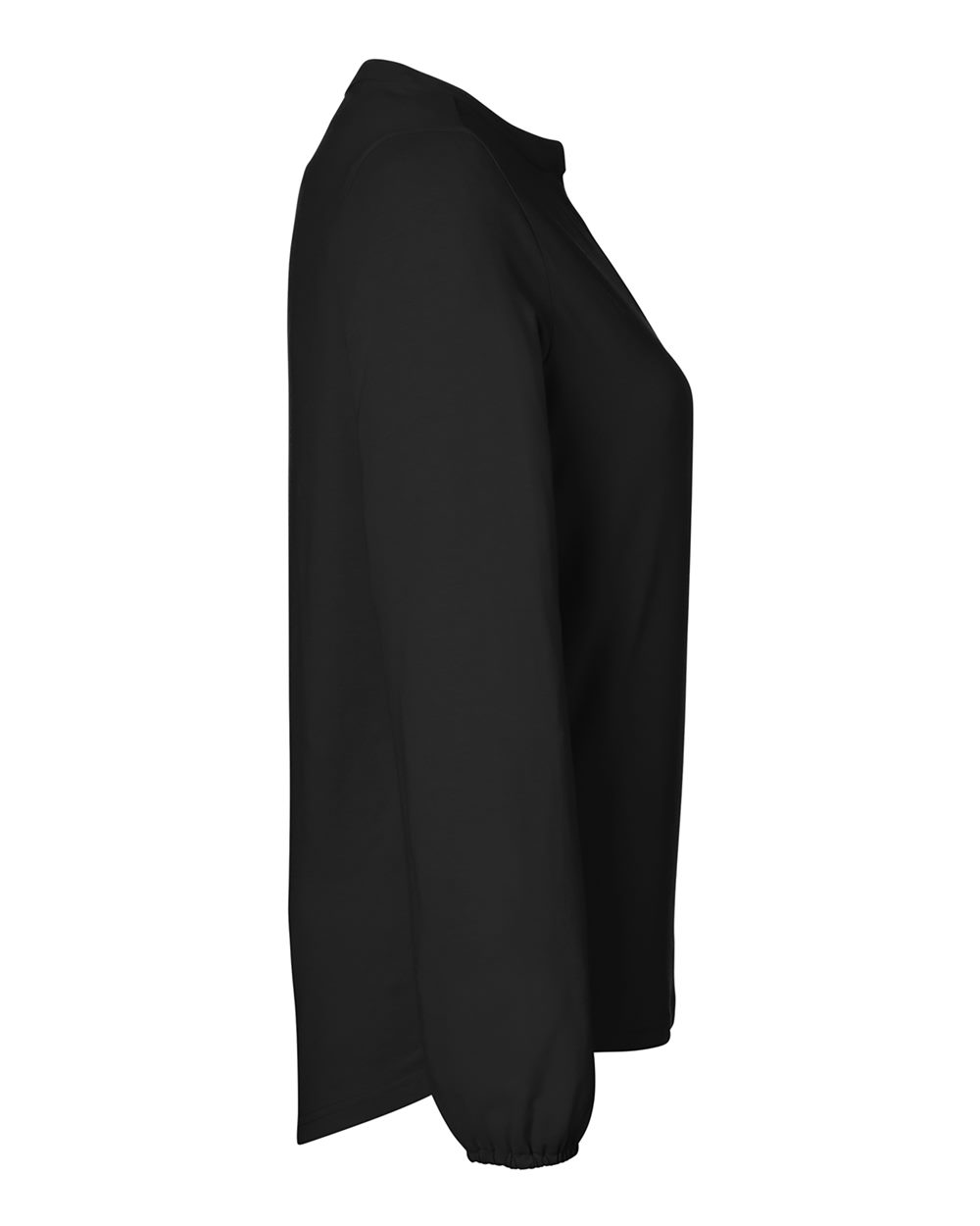 Devon & Jones Women's Raleigh Half-Placket Knit Top - DP122W Black