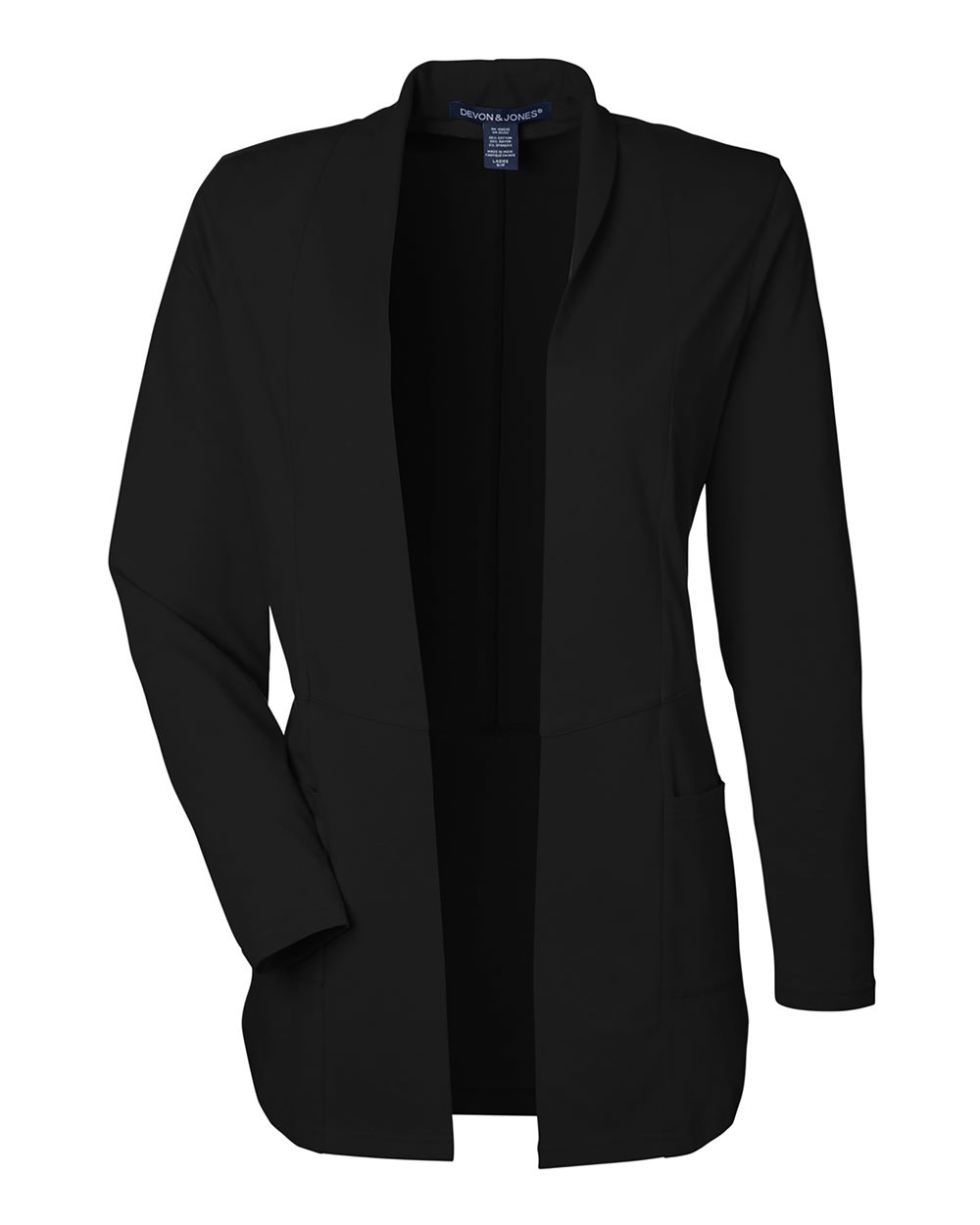 Devon & Jones Women's Raleigh Stretch Cardigan - DP125W Black