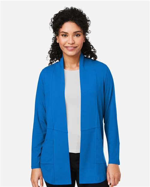 Devon & Jones Women's Raleigh Stretch Cardigan - DP125W French Blue