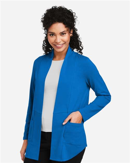 Devon & Jones Women's Raleigh Stretch Cardigan - DP125W French Blue
