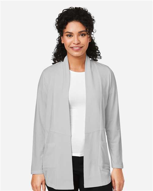 Devon & Jones Women's Raleigh Stretch Cardigan - DP125W Grey