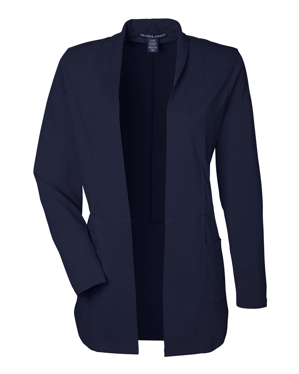Devon & Jones Women's Raleigh Stretch Cardigan - DP125W Navy