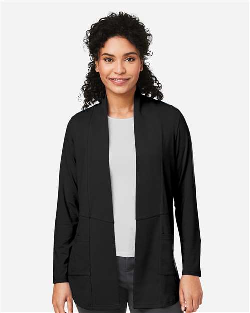Devon & Jones Women's Raleigh Stretch Cardigan - DP125W Black