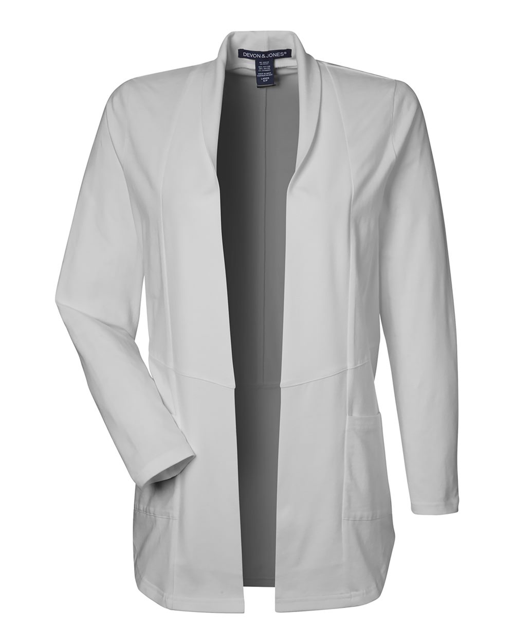Devon & Jones Women's Raleigh Stretch Cardigan - DP125W Grey