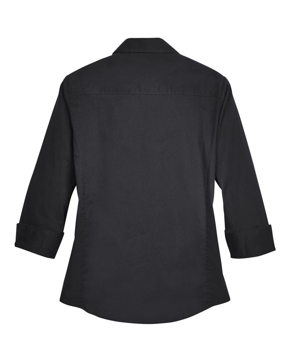 Devon & Jones Women's Perfect Fit™ Three-Quarter Sleeve Stretch Poplin Dress Shirt - DP625W Black