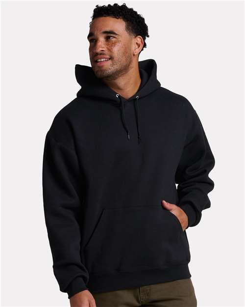 JERZEES Unisex Rugged Hooded Sweatshirt - H12MR Black Ink
