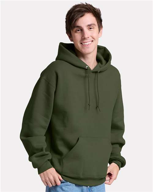 JERZEES Unisex Rugged Hooded Sweatshirt - H12MR Military Green