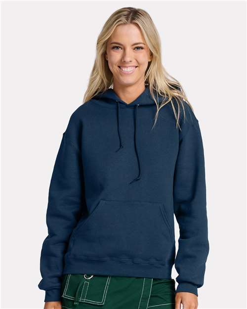 JERZEES Unisex Rugged Hooded Sweatshirt - H12MR Washed Navy