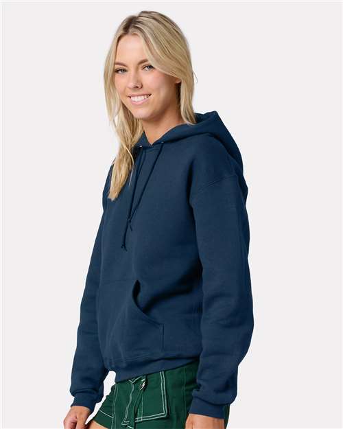 JERZEES Unisex Rugged Hooded Sweatshirt - H12MR Washed Navy