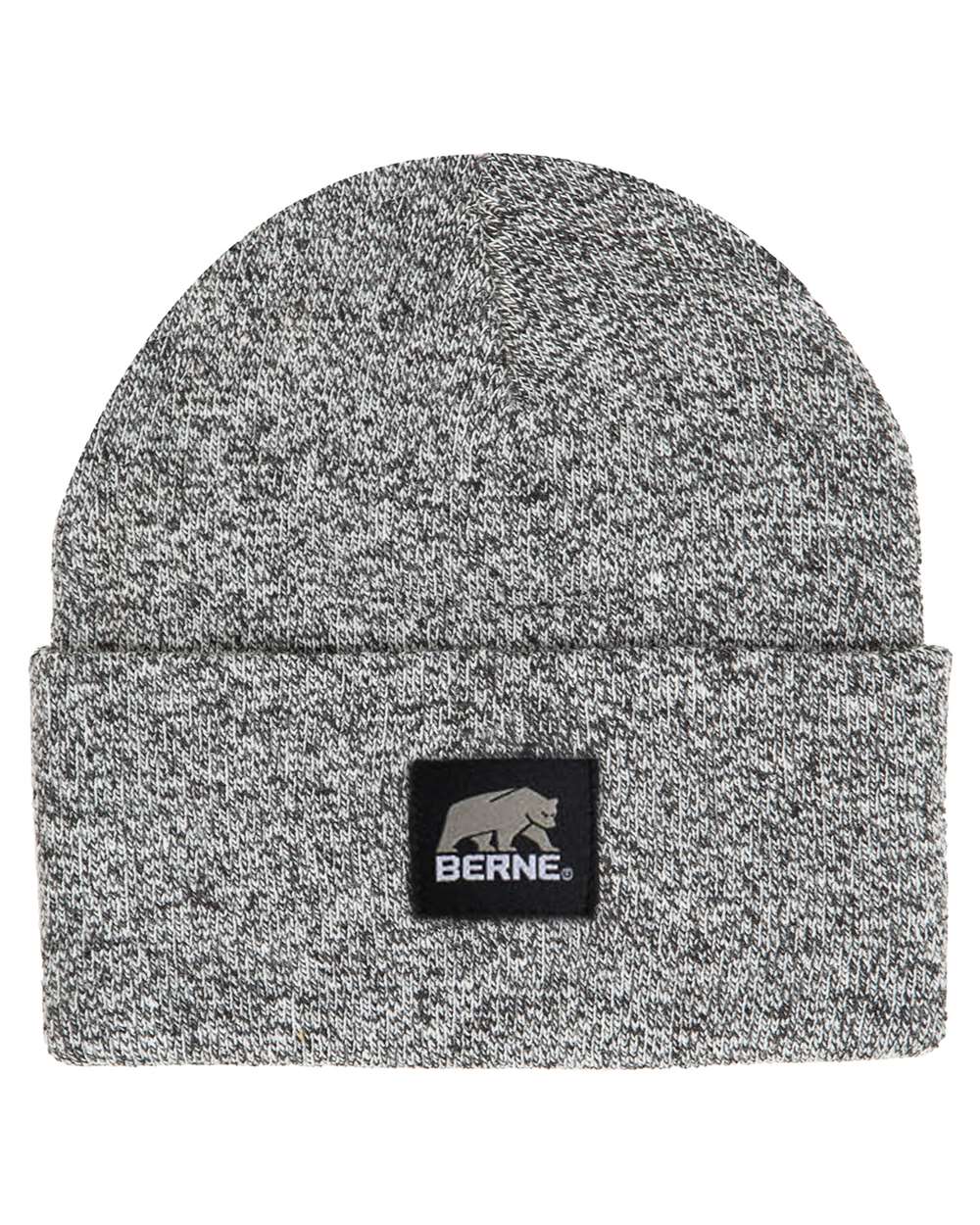 Berne Apparel Heritage Knit Cuff Beanie - H150 Black- White