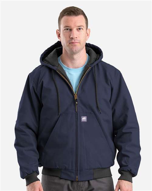Berne Apparel Men's Berne Heritage Hooded Jacket - HJ51 Navy