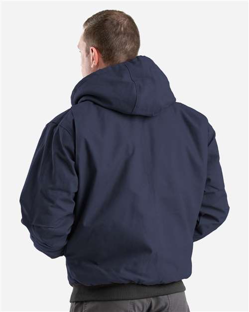 Berne Apparel Men's Berne Heritage Hooded Jacket - HJ51 Navy