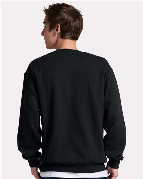 JERZEES Unisex Ultimate CVC Crewneck Sweatshirt - IC48MR - IC48MRJ Black Ink