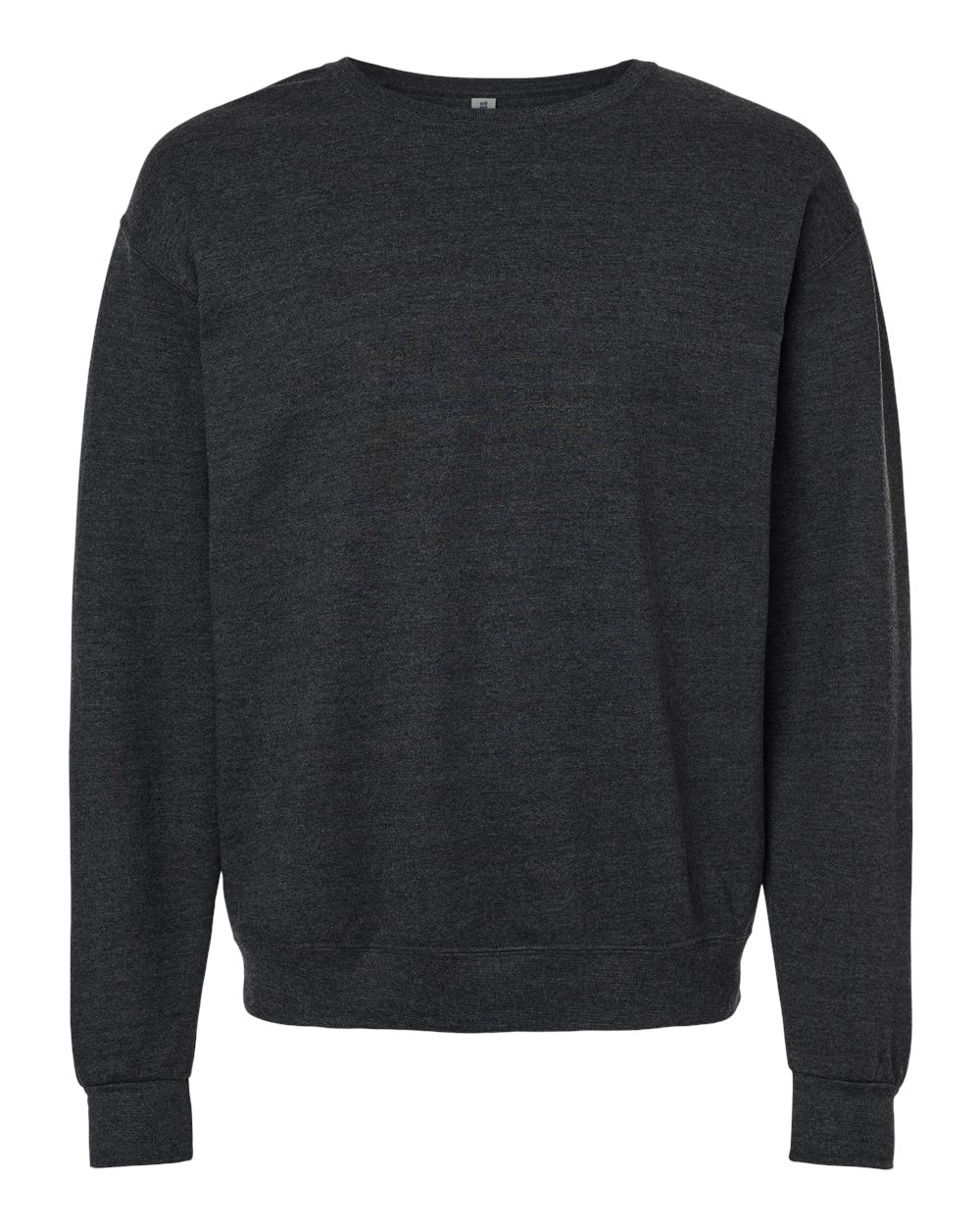 JERZEES Unisex Ultimate CVC Crewneck Sweatshirt - IC48MR - IC48MRJ Black Ink Heather