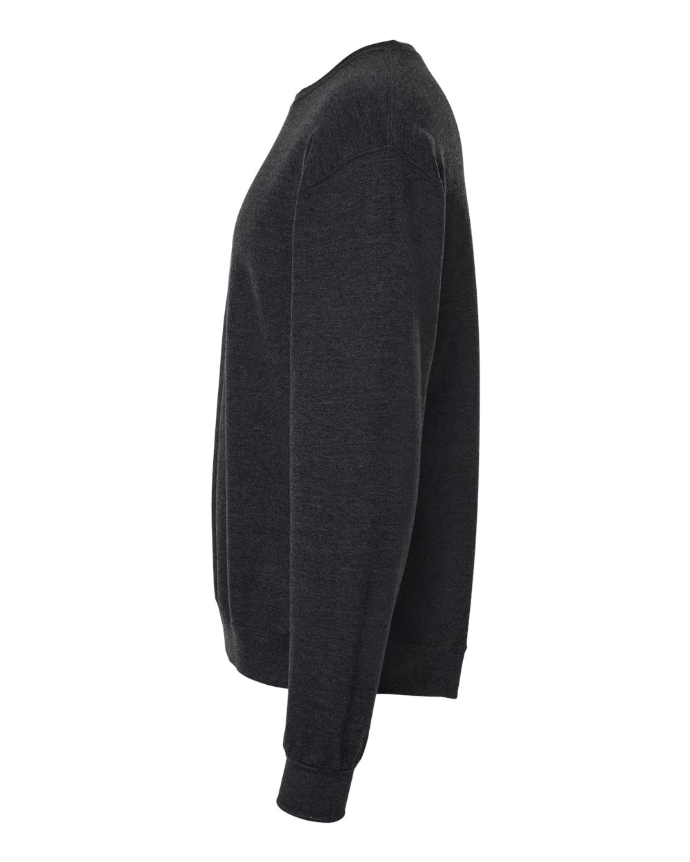 JERZEES Unisex Ultimate CVC Crewneck Sweatshirt - IC48MR - IC48MRJ Black Ink Heather