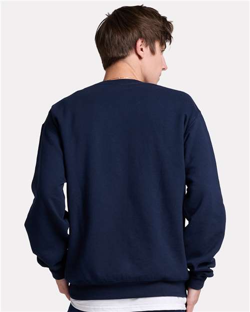 JERZEES Unisex Ultimate CVC Crewneck Sweatshirt - IC48MR - IC48MRJ J. Navy