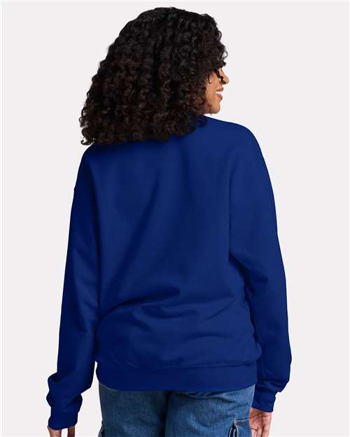 JERZEES Unisex Ultimate CVC Crewneck Sweatshirt - IC48MR - IC48MRJ Orchid