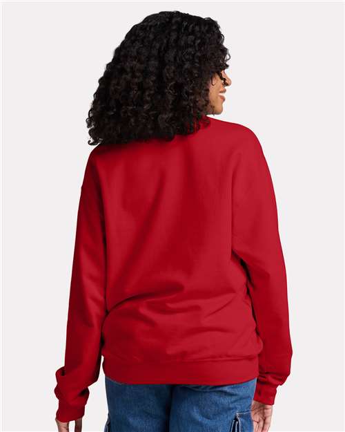 JERZEES Unisex Ultimate CVC Crewneck Sweatshirt - IC48MR - IC48MRJ True Red