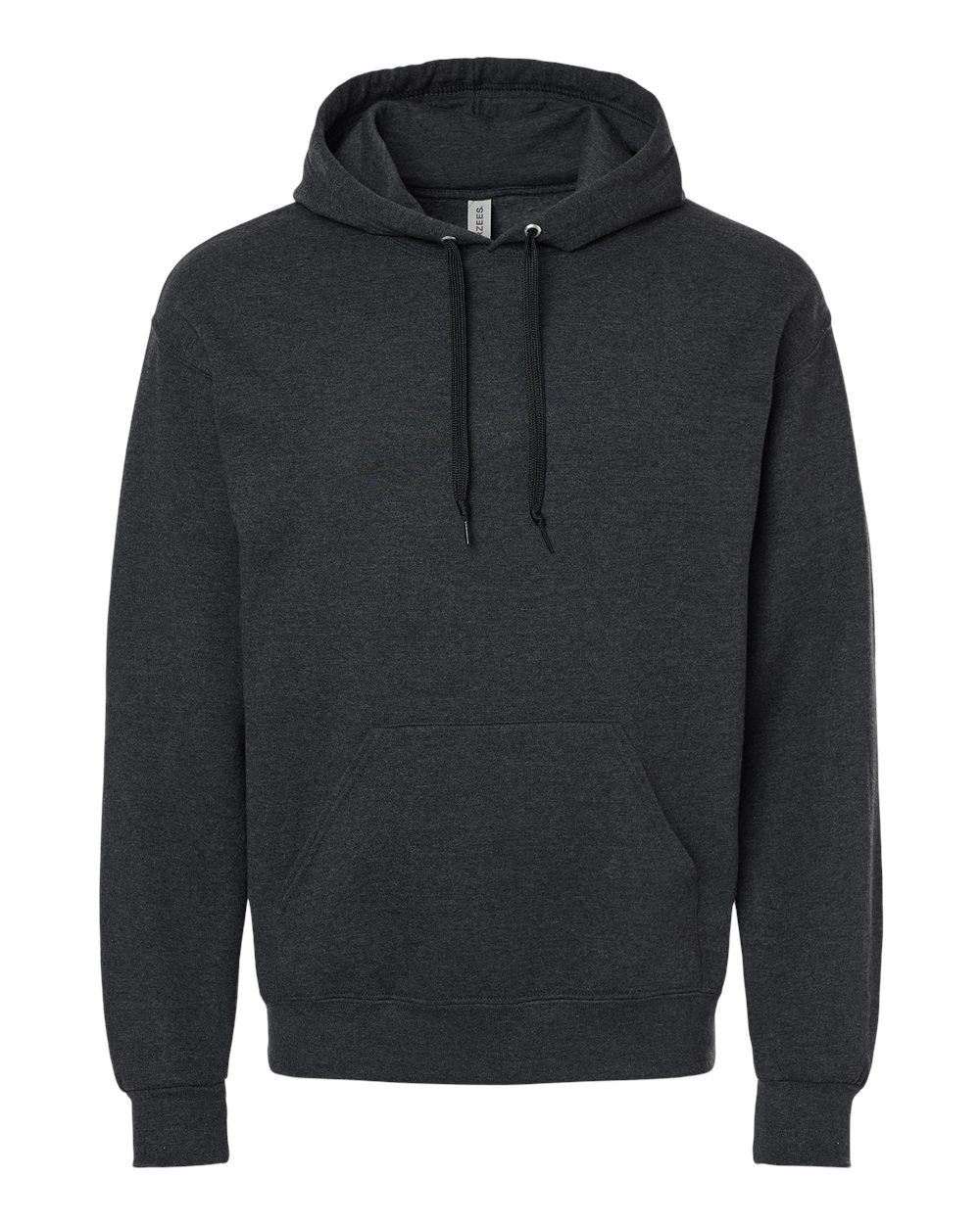 JERZEES Unisex Ultimate CVC Hooded Sweatshirt - IC49MR - IC49MRJ Black Ink Heather