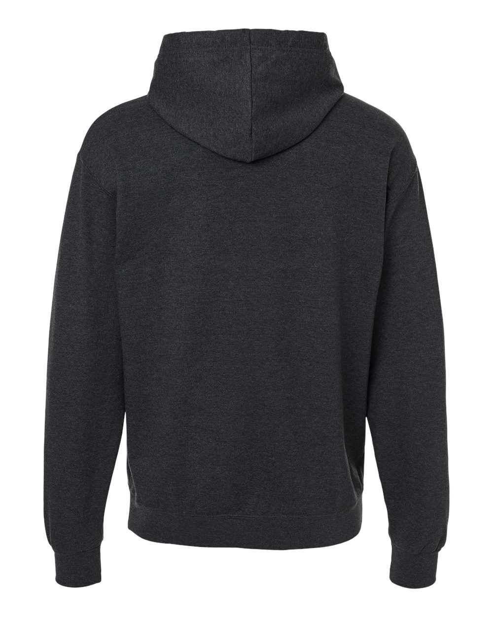 JERZEES Unisex Ultimate CVC Hooded Sweatshirt - IC49MR - IC49MRJ Black Ink Heather