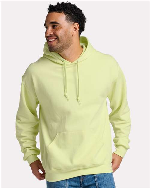 JERZEES Unisex Ultimate CVC Hooded Sweatshirt - IC49MR - IC49MRJ Celery Juice