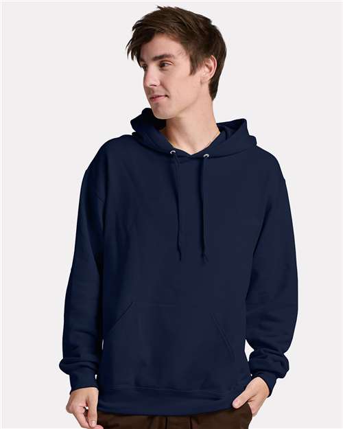 JERZEES Unisex Ultimate CVC Hooded Sweatshirt - IC49MR - IC49MRJ J. Navy
