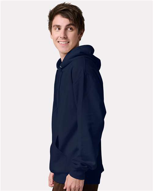 JERZEES Unisex Ultimate CVC Hooded Sweatshirt - IC49MR - IC49MRJ J. Navy