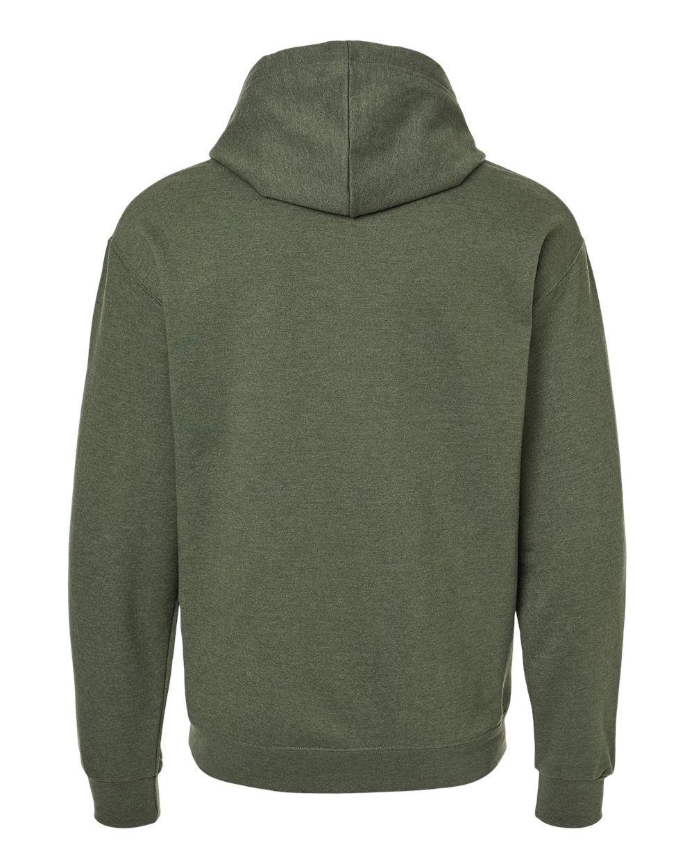 JERZEES Unisex Ultimate CVC Hooded Sweatshirt - IC49MR - IC49MRJ Military Green Heather