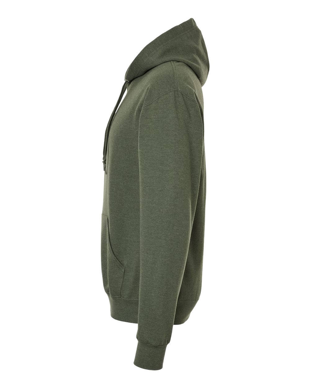 JERZEES Unisex Ultimate CVC Hooded Sweatshirt - IC49MR - IC49MRJ Military Green Heather