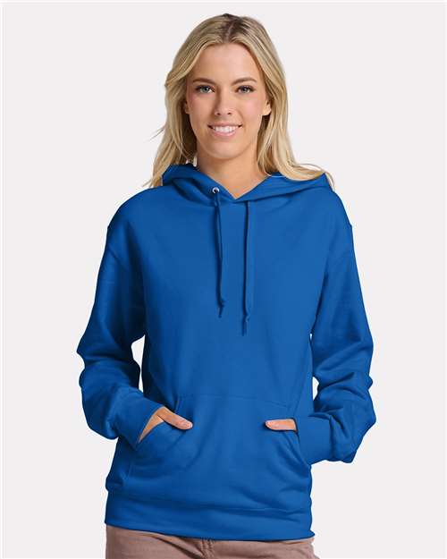 JERZEES Unisex Ultimate CVC Hooded Sweatshirt - IC49MR - IC49MRJ Royal