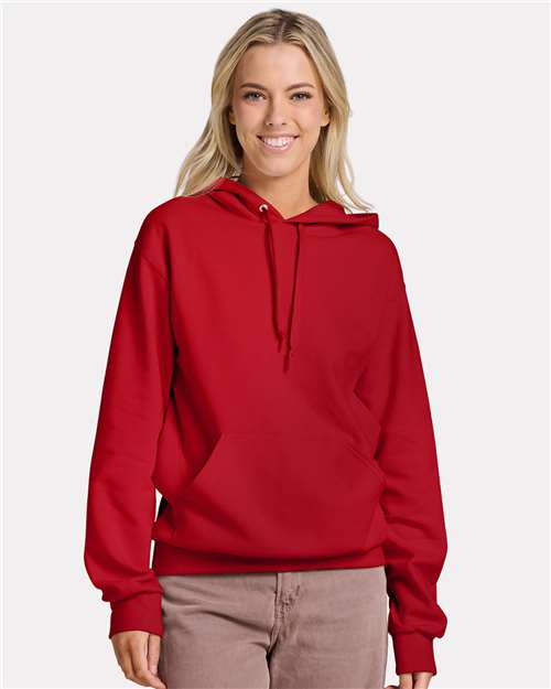 JERZEES Unisex Ultimate CVC Hooded Sweatshirt - IC49MR - IC49MRJ True Red