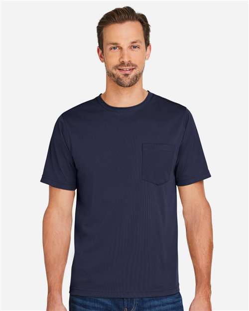 Harriton Unisex Charge Snag and Soil Protect T-Shirt - M118 Dark Navy