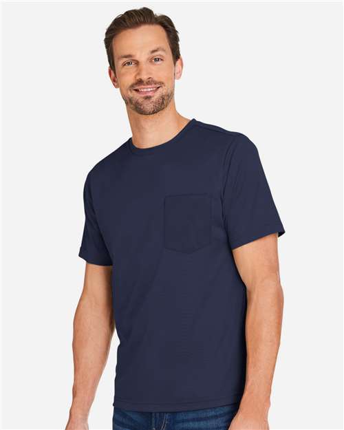 Harriton Unisex Charge Snag and Soil Protect T-Shirt - M118 Dark Navy