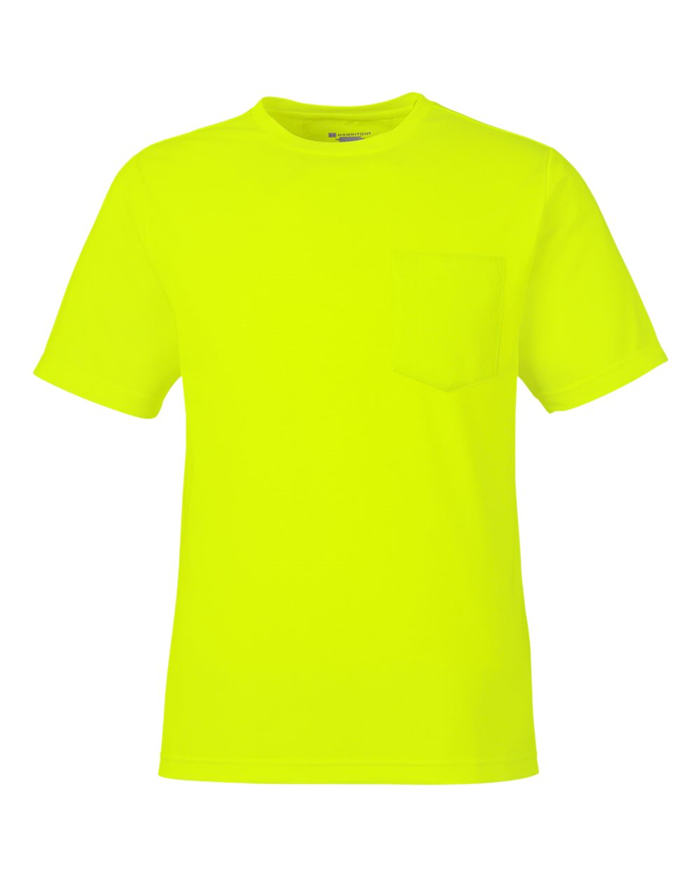 Harriton Unisex Charge Snag and Soil Protect T-Shirt - M118 Safety Yellow