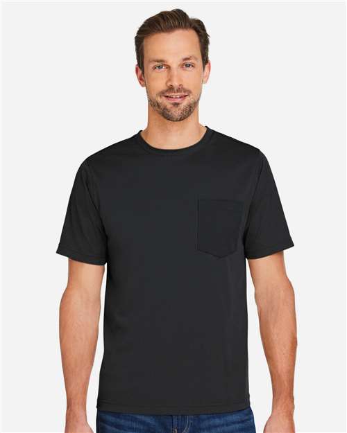 Harriton Unisex Charge Snag and Soil Protect T-Shirt - M118 Black