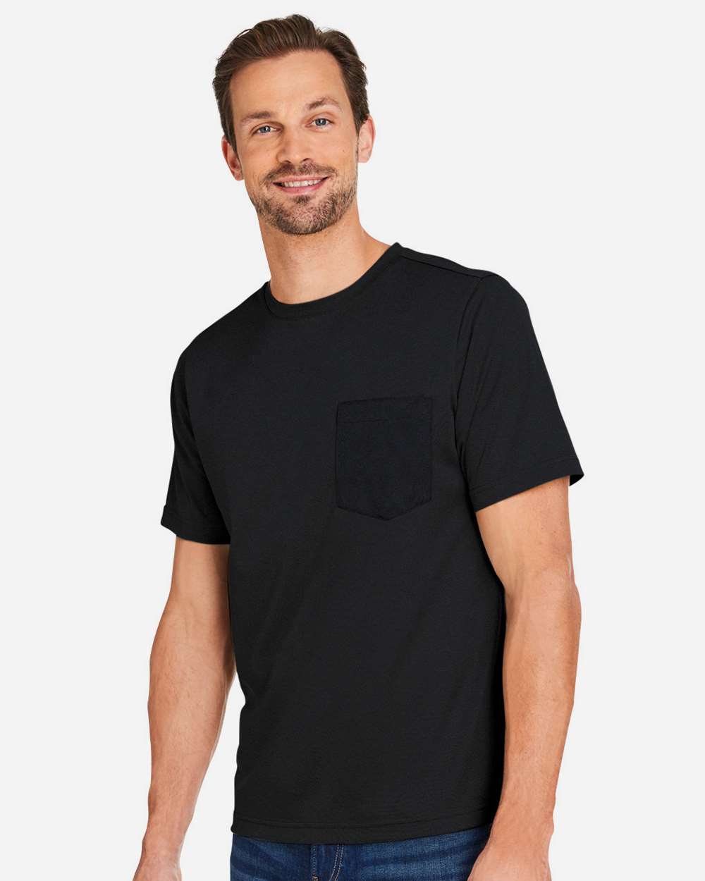 Harriton Unisex Charge Snag and Soil Protect T-Shirt - M118 Black