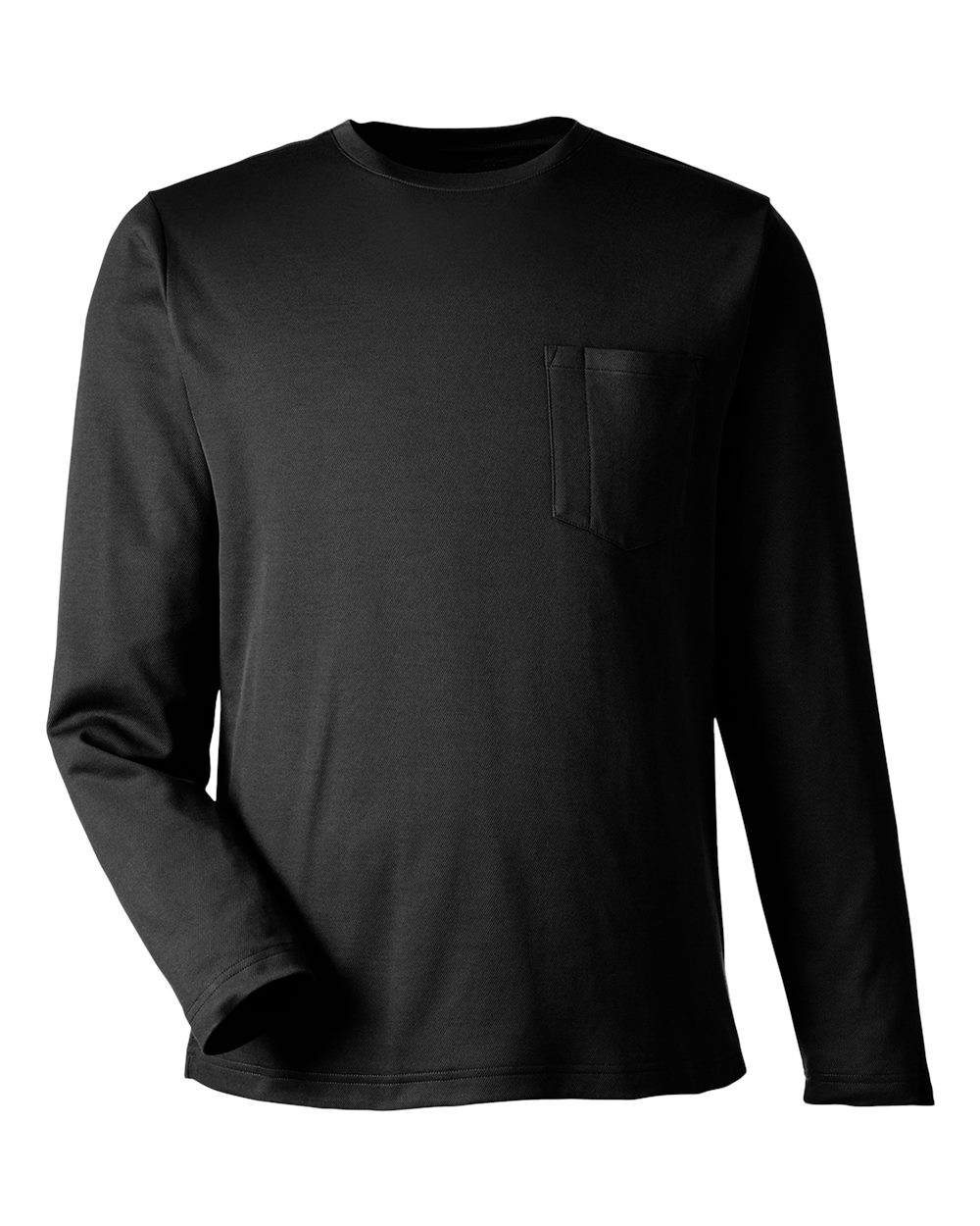 Harriton Unisex Charge Snag and Soil Protect Long Sleeve T-Shirt - M118L Black