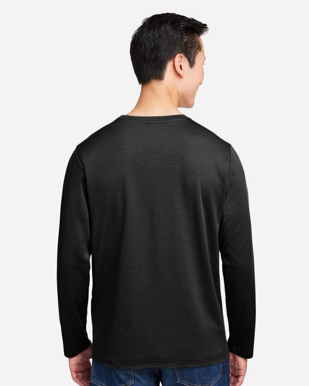 Harriton Unisex Charge Snag and Soil Protect Long Sleeve T-Shirt - M118L Black