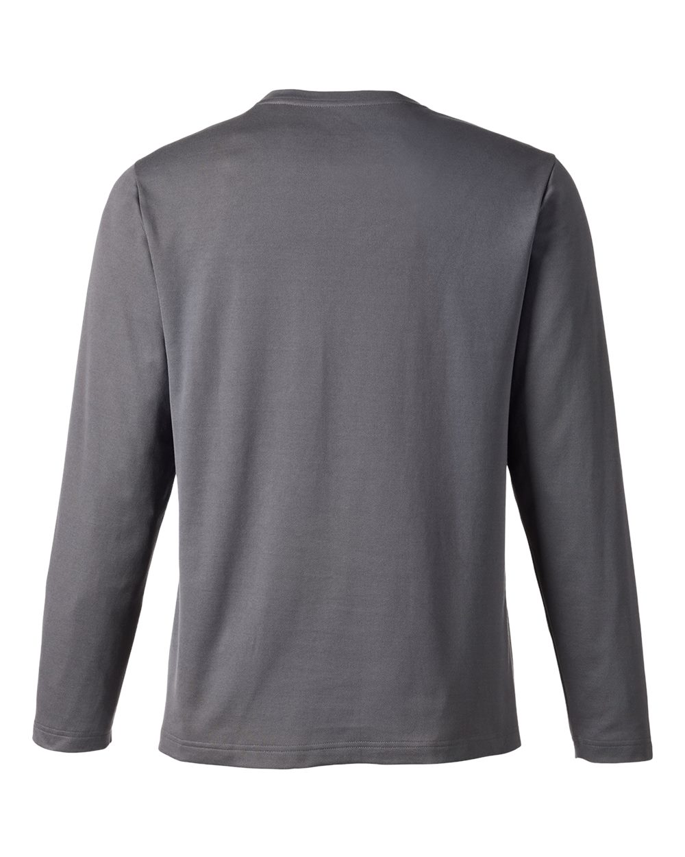 Harriton Unisex Charge Snag and Soil Protect Long Sleeve T-Shirt - M118L Dark Charcoal