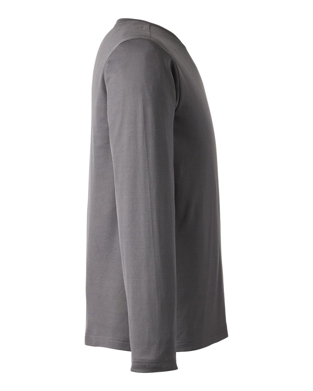 Harriton Unisex Charge Snag and Soil Protect Long Sleeve T-Shirt - M118L Dark Charcoal