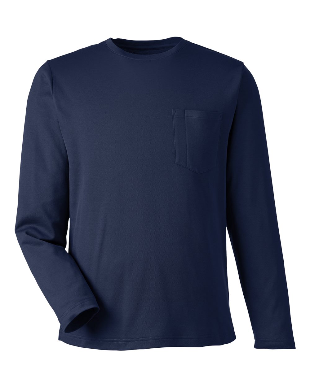 Harriton Unisex Charge Snag and Soil Protect Long Sleeve T-Shirt - M118L Dark Navy