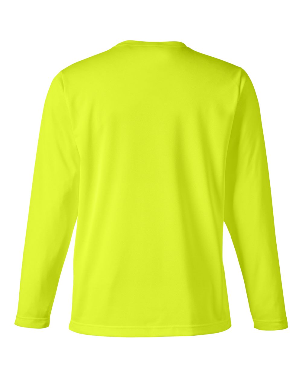 Harriton Unisex Charge Snag and Soil Protect Long Sleeve T-Shirt - M118L Safety Yellow
