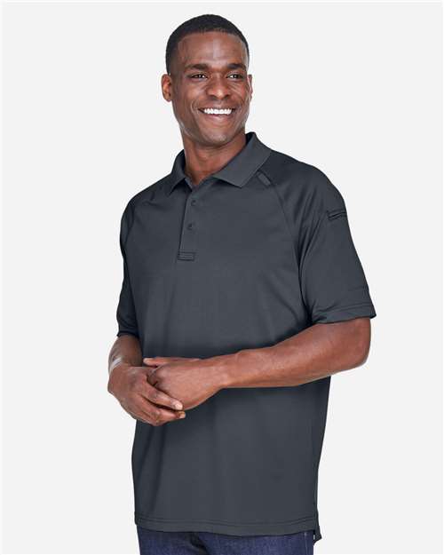 Harriton Men's Advantage Tactical Performance Polo - M211 Dark Charcoal